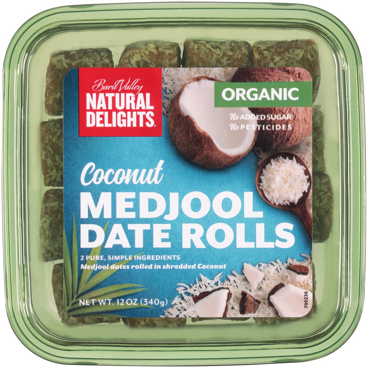 slide 10 of 10, Natural Delights Coconut Rolls, 12 oz