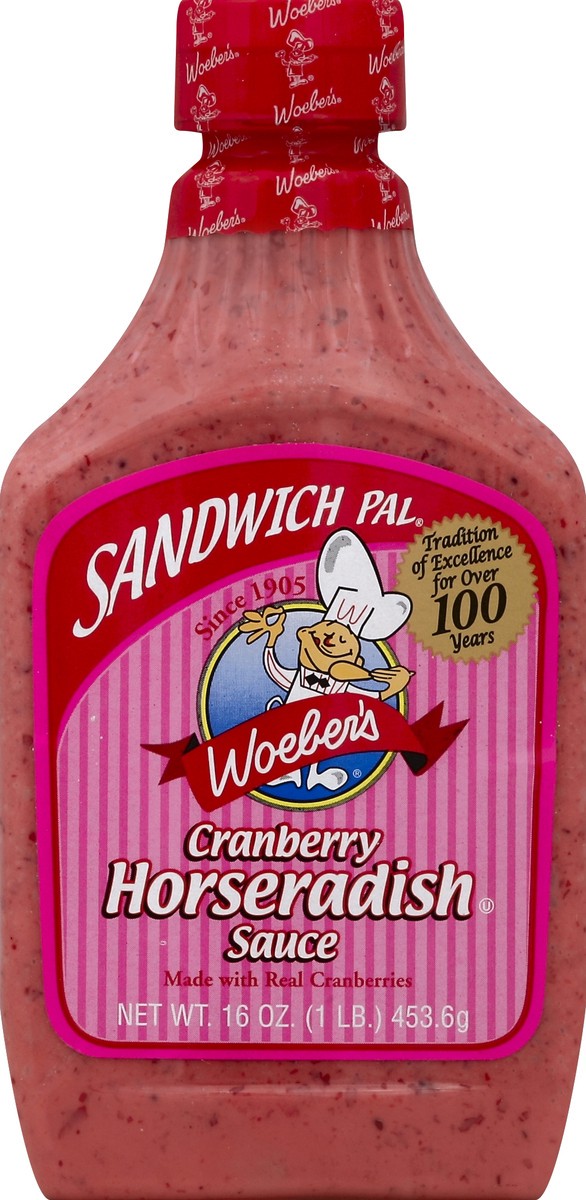 slide 1 of 2, Woeber's Horseradish Sauce 16 oz, 16 oz