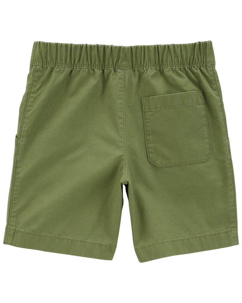 slide 2 of 3, Carter's Kid Pull-On Woven Shorts Olive 5, 1 ct