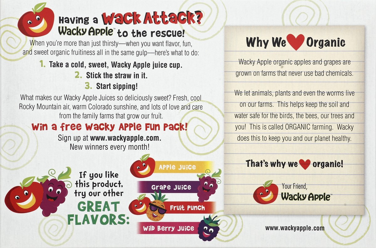 slide 3 of 7, Wacky Apple 100% Juice - 6 ct, 6 ct