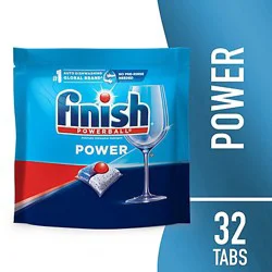 Finish Powerball Power Automatic Dishwasher Detergent 32 Tabs - 32 CT