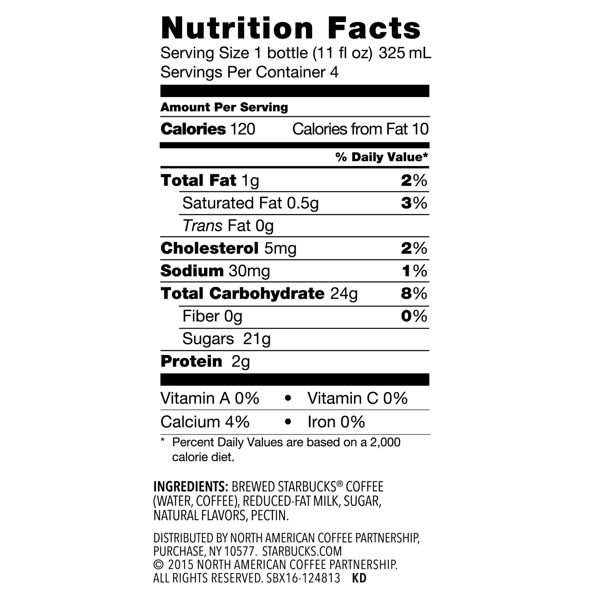 Starbucks Vanilla Coffee with Milk Medium Roast Iced Coffee 4 ct; 11 fl oz Shipt