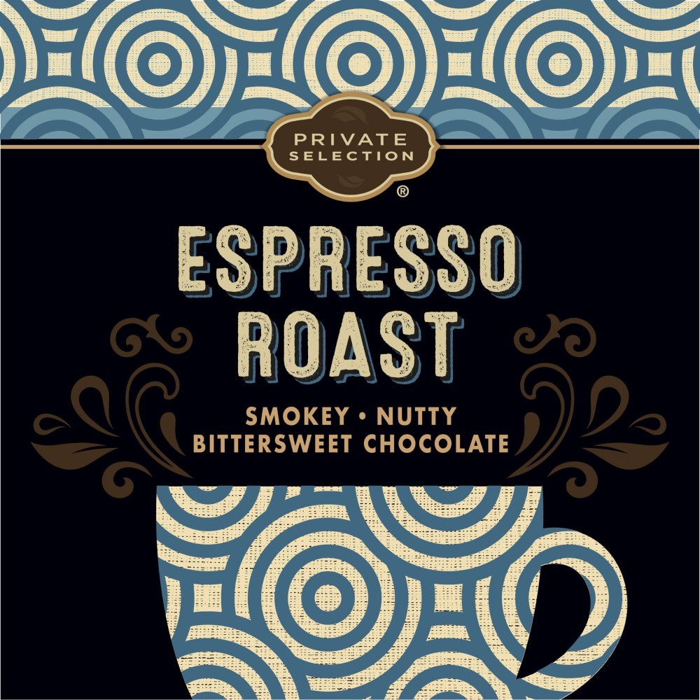 slide 6 of 6, Private Selection Espresso Roast Coffee K-Cup Pods- 12 ct, 12 ct