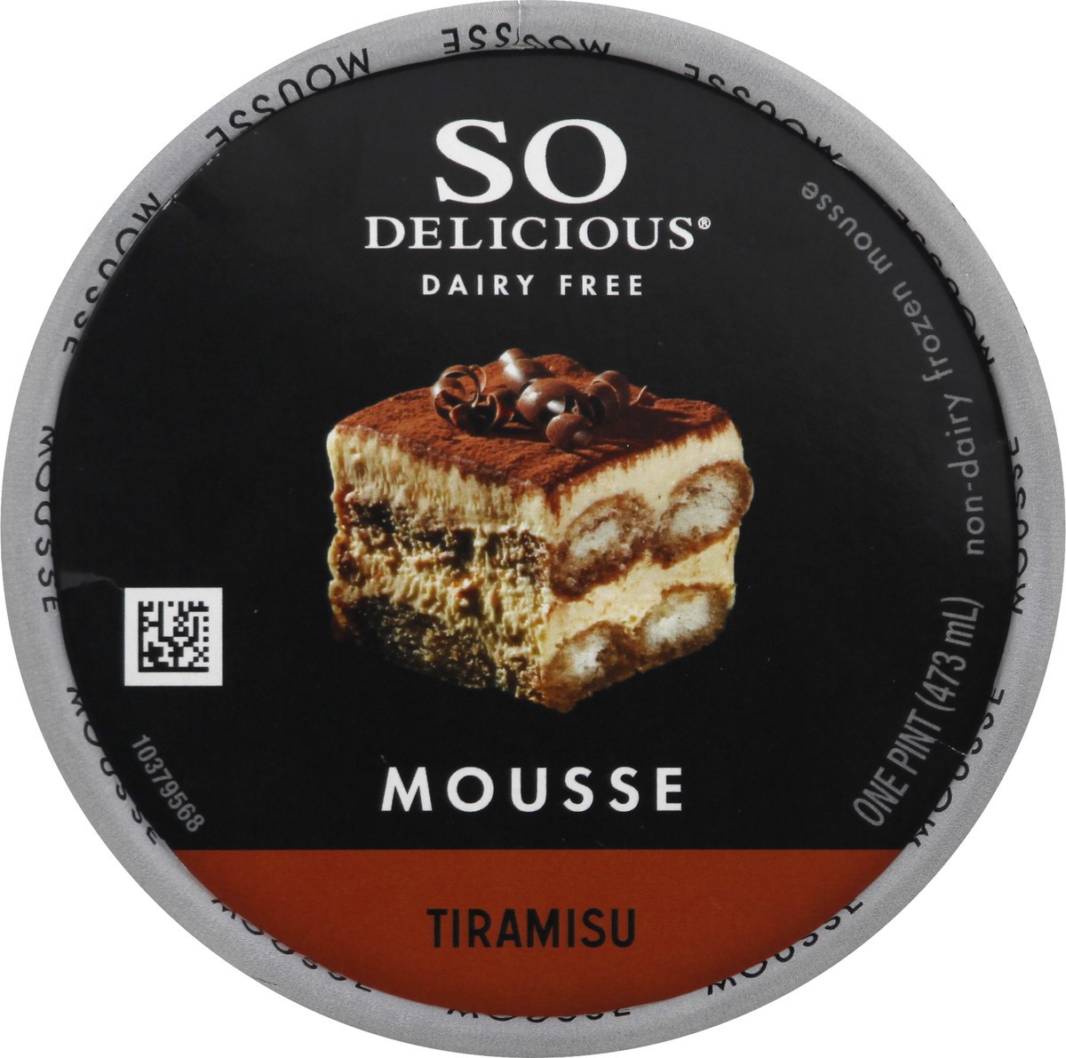 slide 4 of 8, So Delicious Dairy Free Coconut Milk Frozen Mousse, Tiramisu, Vegan, Non-GMO Project Verified, 1 Pint, 16 fl oz