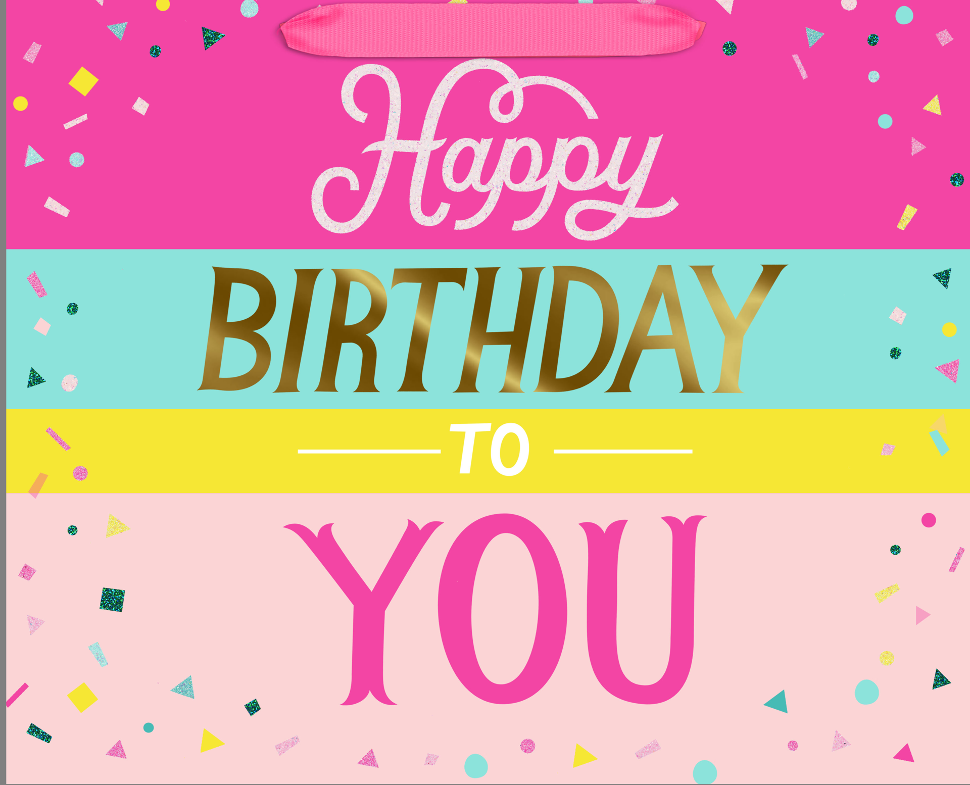 slide 1 of 2, Bag Lg Happy Birthd, 2.5 oz