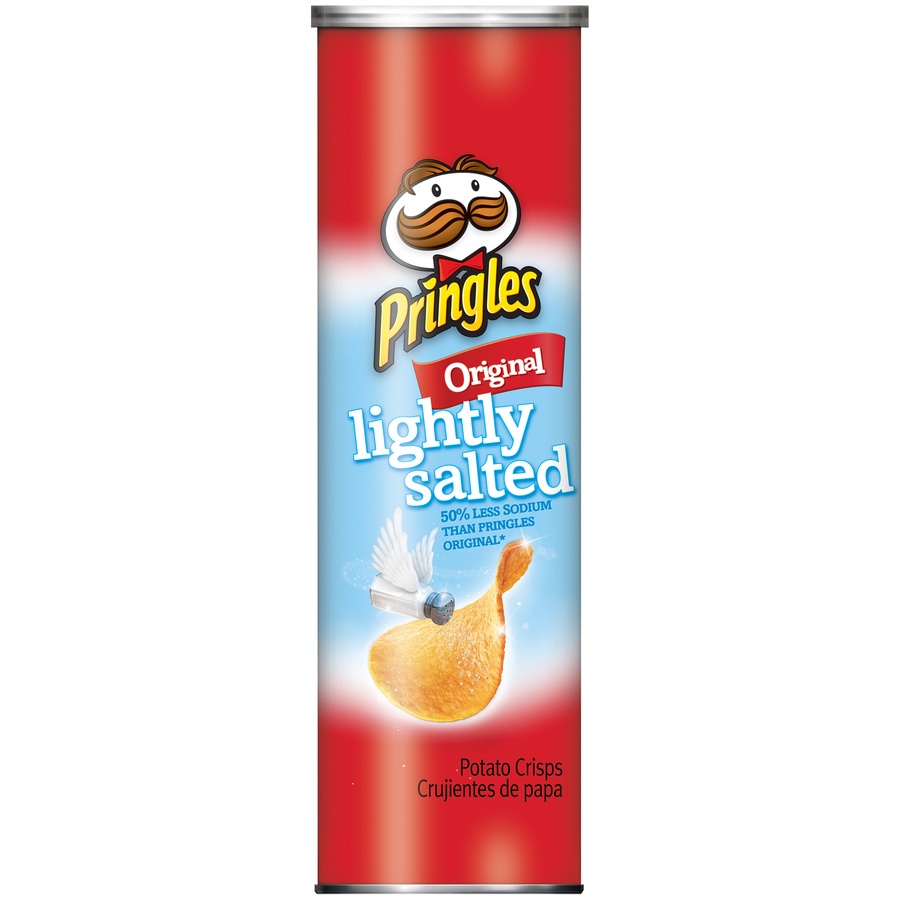 slide 1 of 6, Pringles Original Lightly Salted Potato Crisps, 5.68 oz