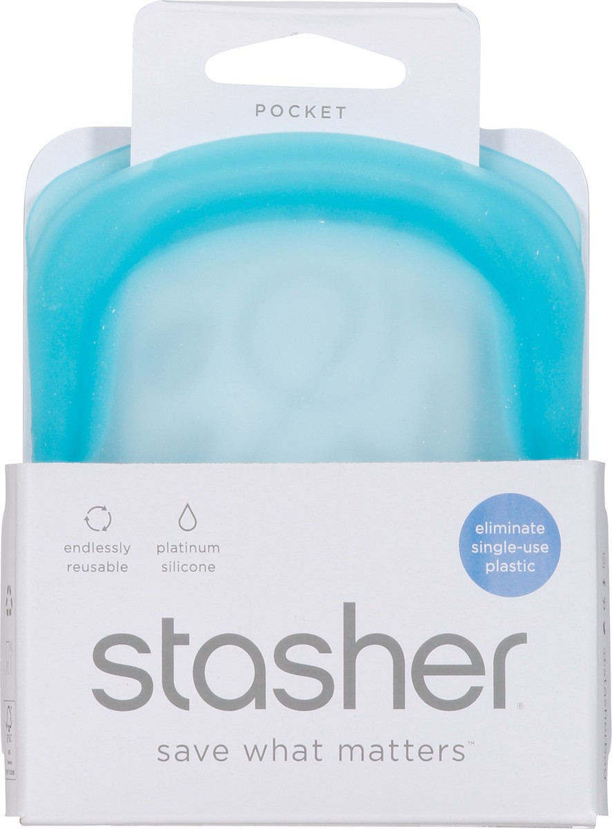 slide 2 of 9, Stasher Pocket Bag 1 ea, 1 ct