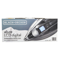 slide 7 of 29, Black & Decker Black + Decker Professional Steam Iron - Silver/Black, 1 ct