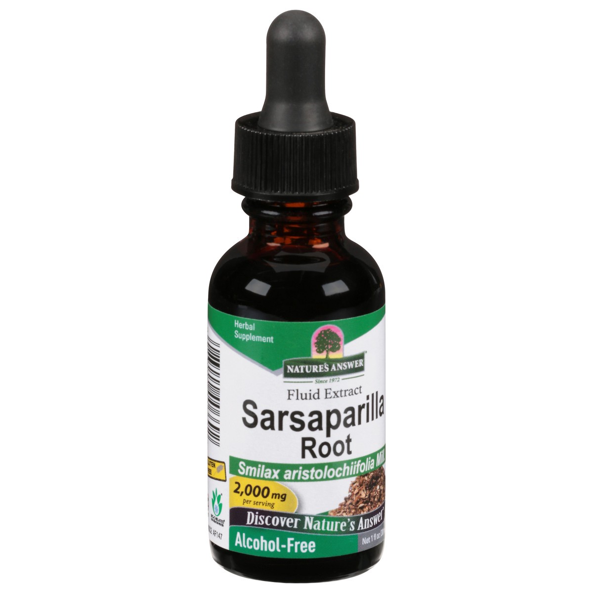 slide 3 of 9, Nature's Answer Fluid Extract 2000 mg Sarsaparilla Root 1 fl oz, 1 fl oz