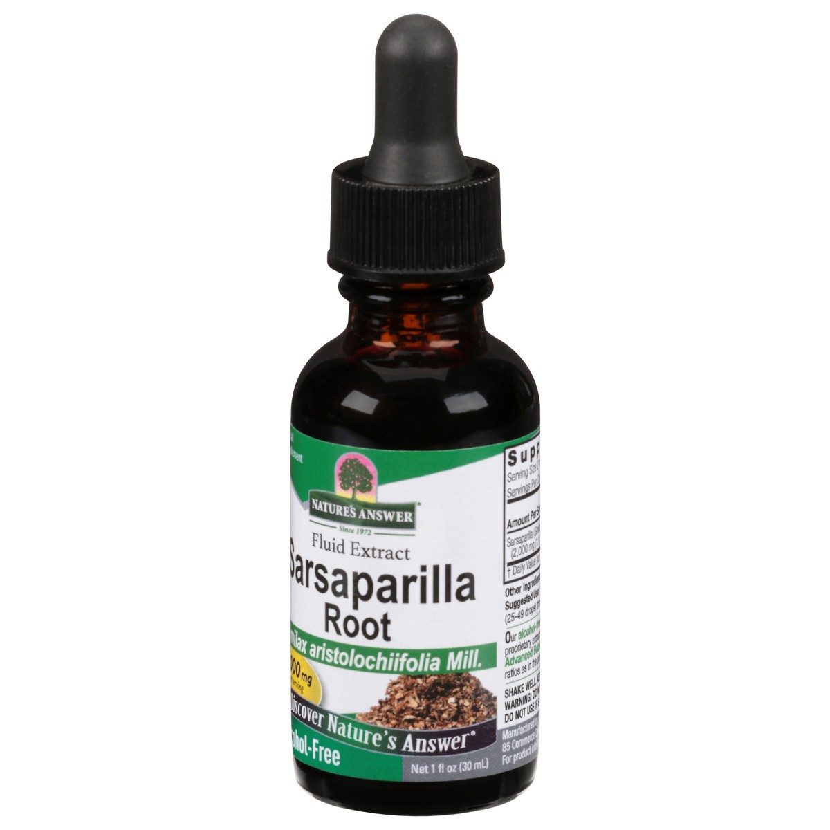 slide 4 of 9, Nature's Answer Fluid Extract 2000 mg Sarsaparilla Root 1 fl oz, 1 fl oz