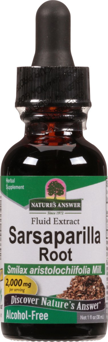 slide 8 of 9, Nature's Answer Fluid Extract 2000 mg Sarsaparilla Root 1 fl oz, 1 fl oz