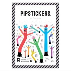 Pipsticks Decorative Stickers, 4"" X 4"", Air Dancers