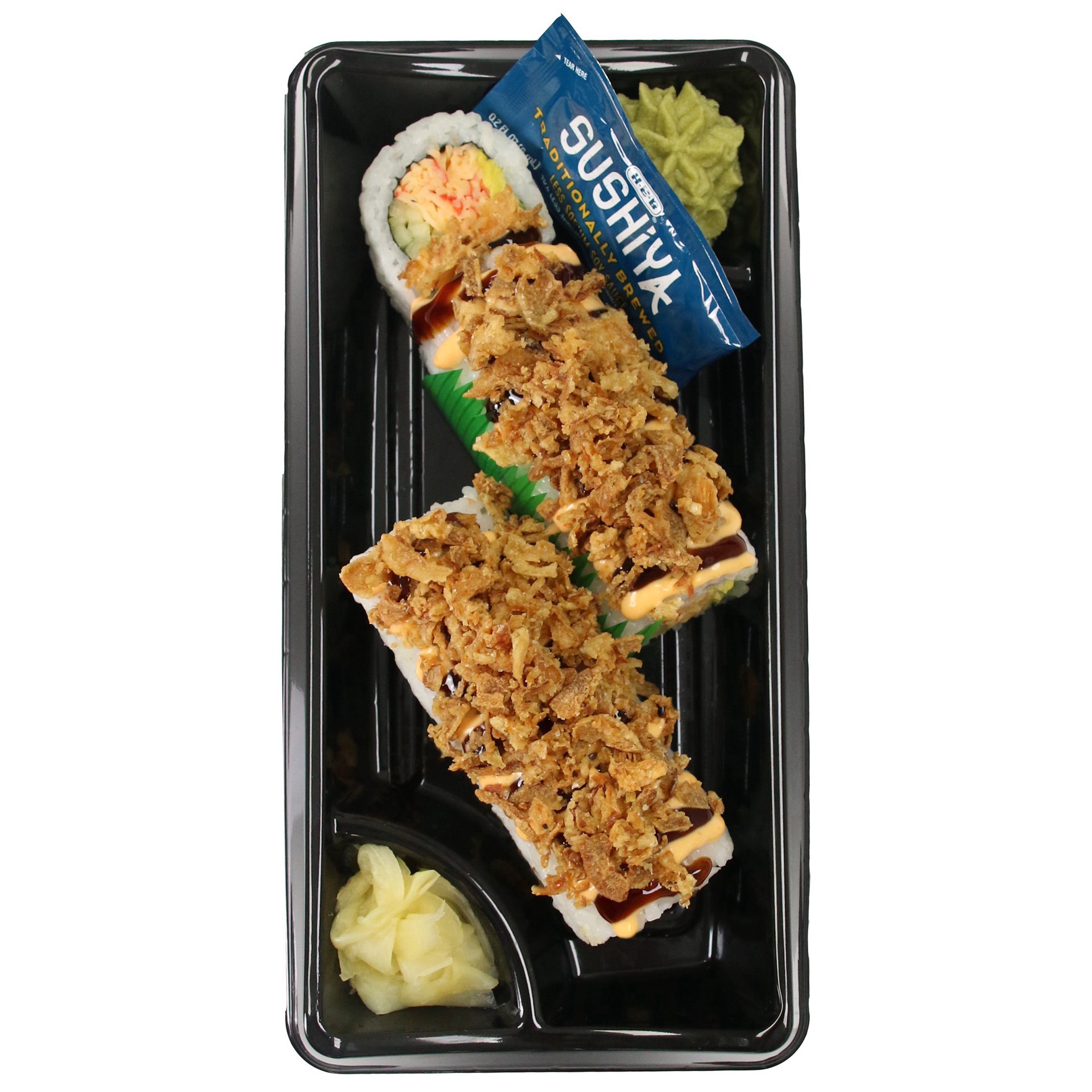 slide 1 of 1, H-E-B Sushiya Kosher Crunchy California Roll, 9.67 oz