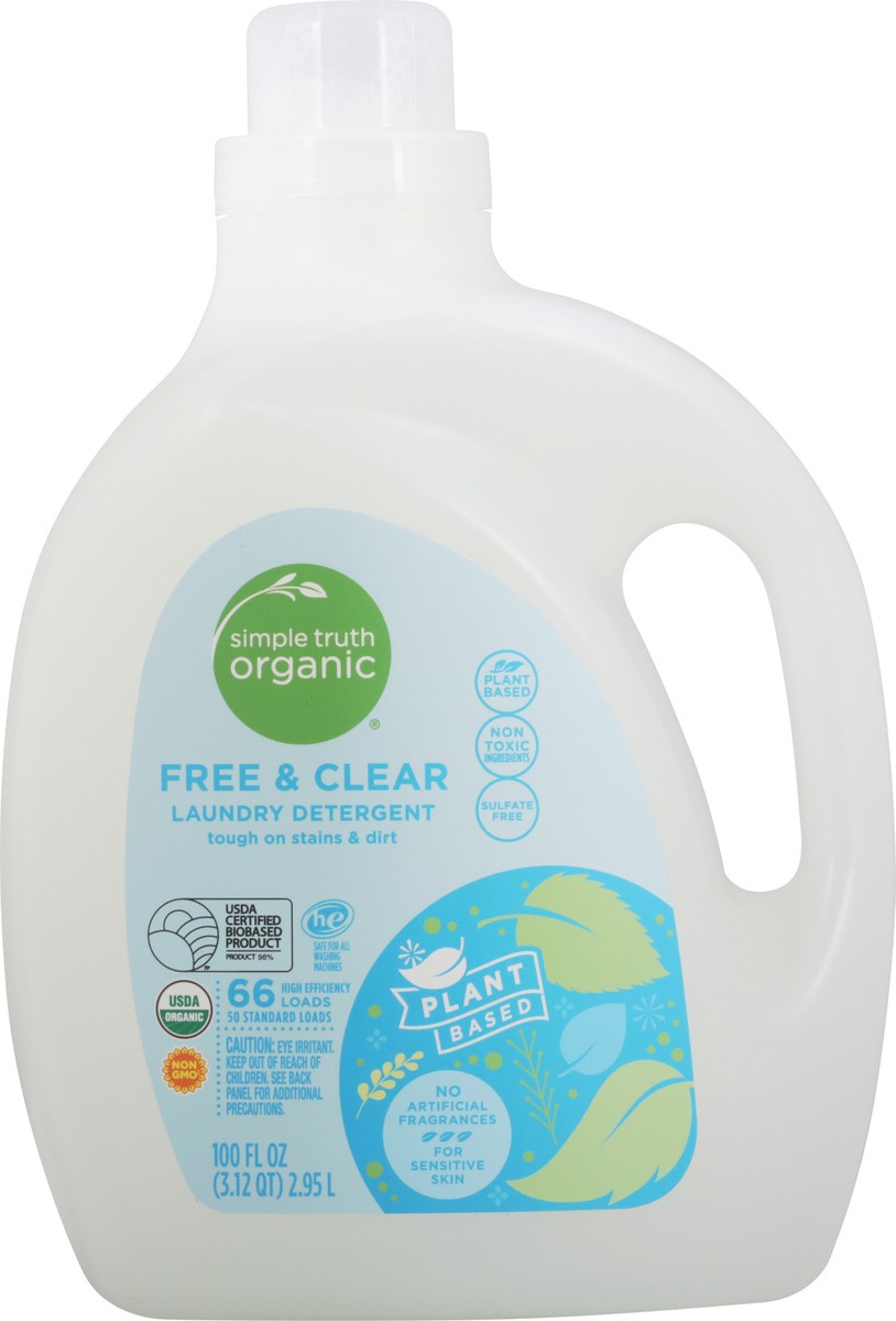 slide 4 of 11, Simple Truth Organic Free & Clear Laundry Detergent 100 oz, 100 oz