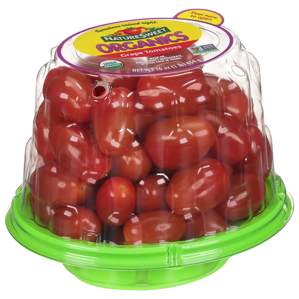 slide 2 of 9, Naturesweet Organics Grape Tomatoes - 16 Oz, 16 oz