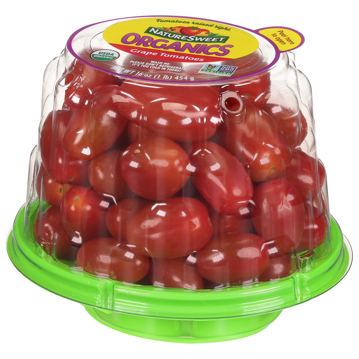 slide 3 of 9, Naturesweet Organics Grape Tomatoes - 16 Oz, 16 oz