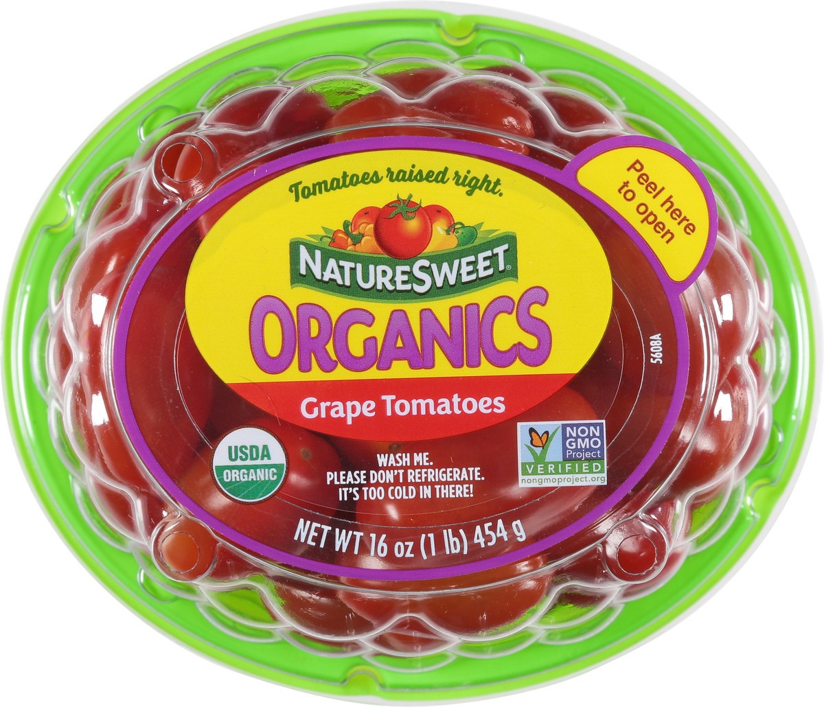 slide 5 of 9, Naturesweet Organics Grape Tomatoes - 16 Oz, 16 oz