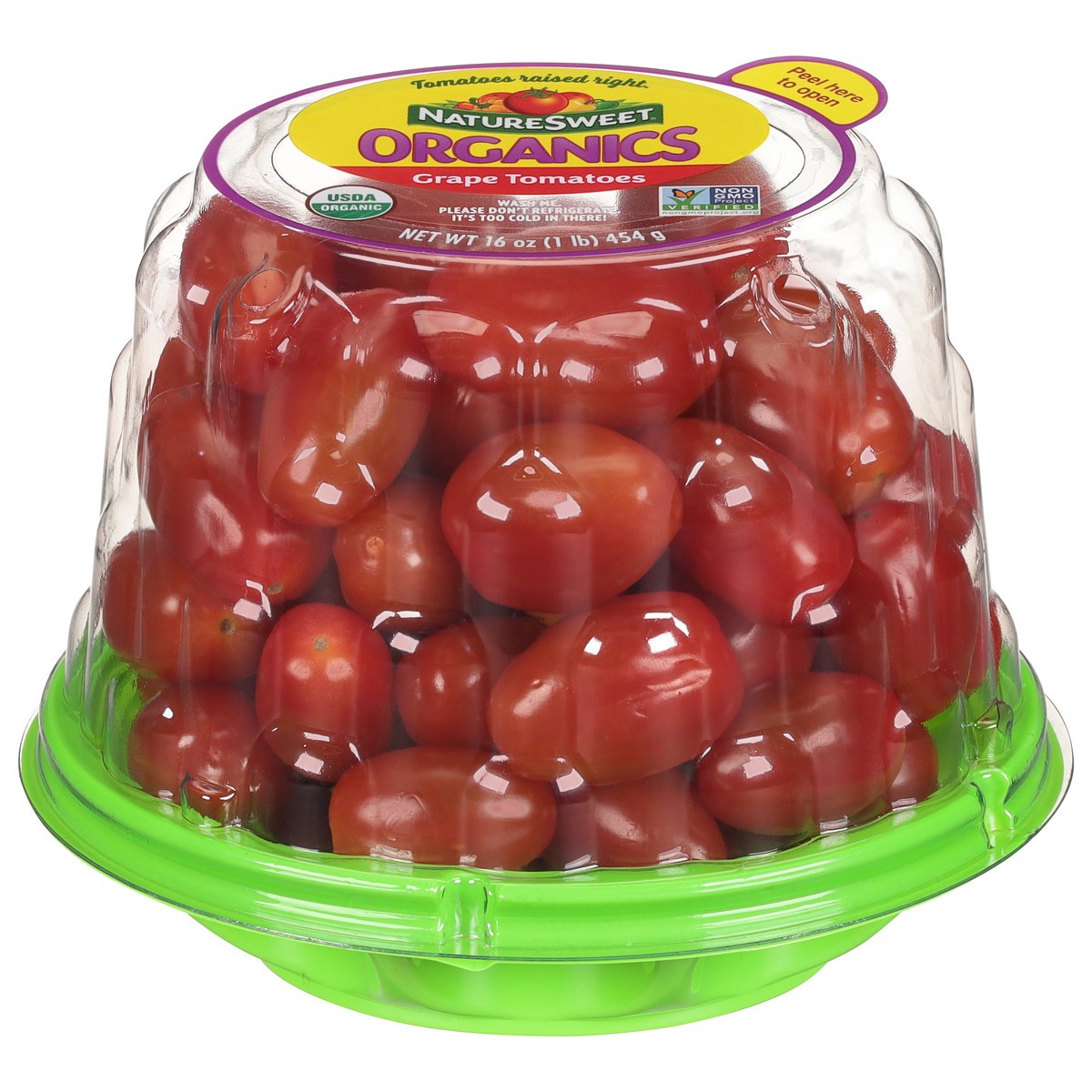 slide 7 of 9, Naturesweet Organics Grape Tomatoes - 16 Oz, 16 oz
