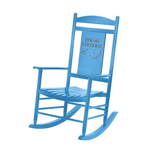 slide 1 of 1, Carolina Blue Rocking Chair, 1 ct