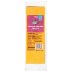 First Street Sharp Cheddar Cheese Loaf - 5 lb