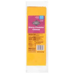 First Street Sharp Cheddar Cheese Loaf - 5 lb
