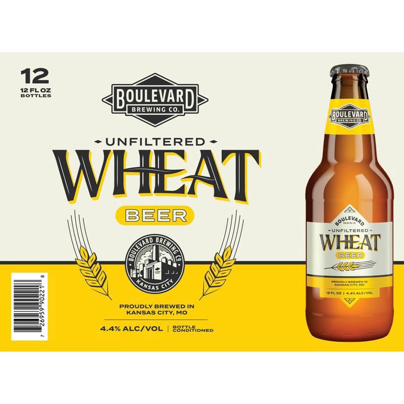 slide 1 of 3, Boulevard Brewing Co Unfiltered Wheat, 12 ct; 12 fl oz