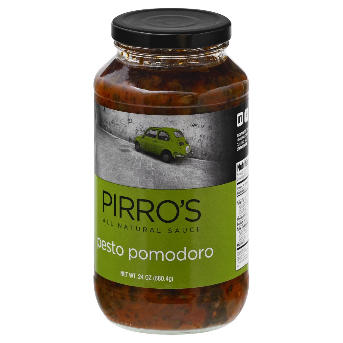 slide 4 of 9, Pirro's Sauce Pesto Pomodoro Sauce, 24 oz