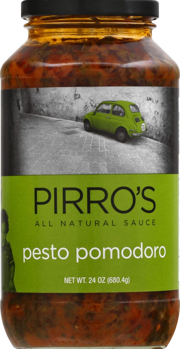 slide 2 of 9, Pirro's Sauce Pesto Pomodoro Sauce, 24 oz