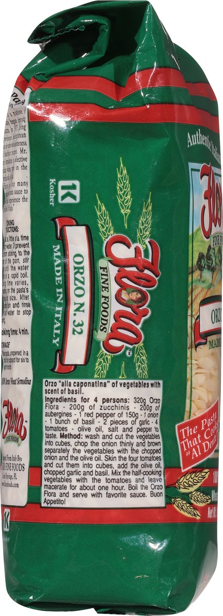 slide 13 of 14, Flora Orzo Pasta, 16 oz