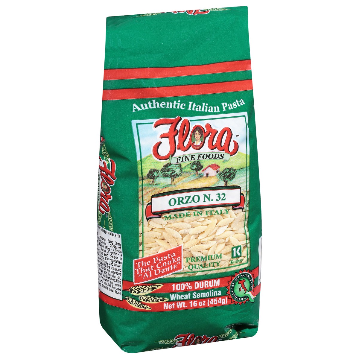 slide 10 of 14, Flora Orzo Pasta, 16 oz