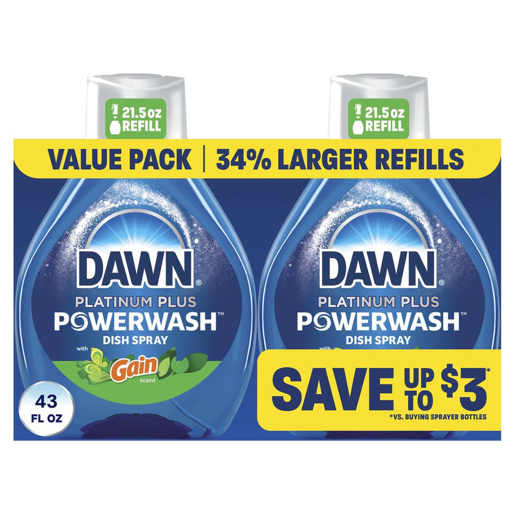 slide 1 of 1, Dawn Spray Refill Twin Pack, 43 oz