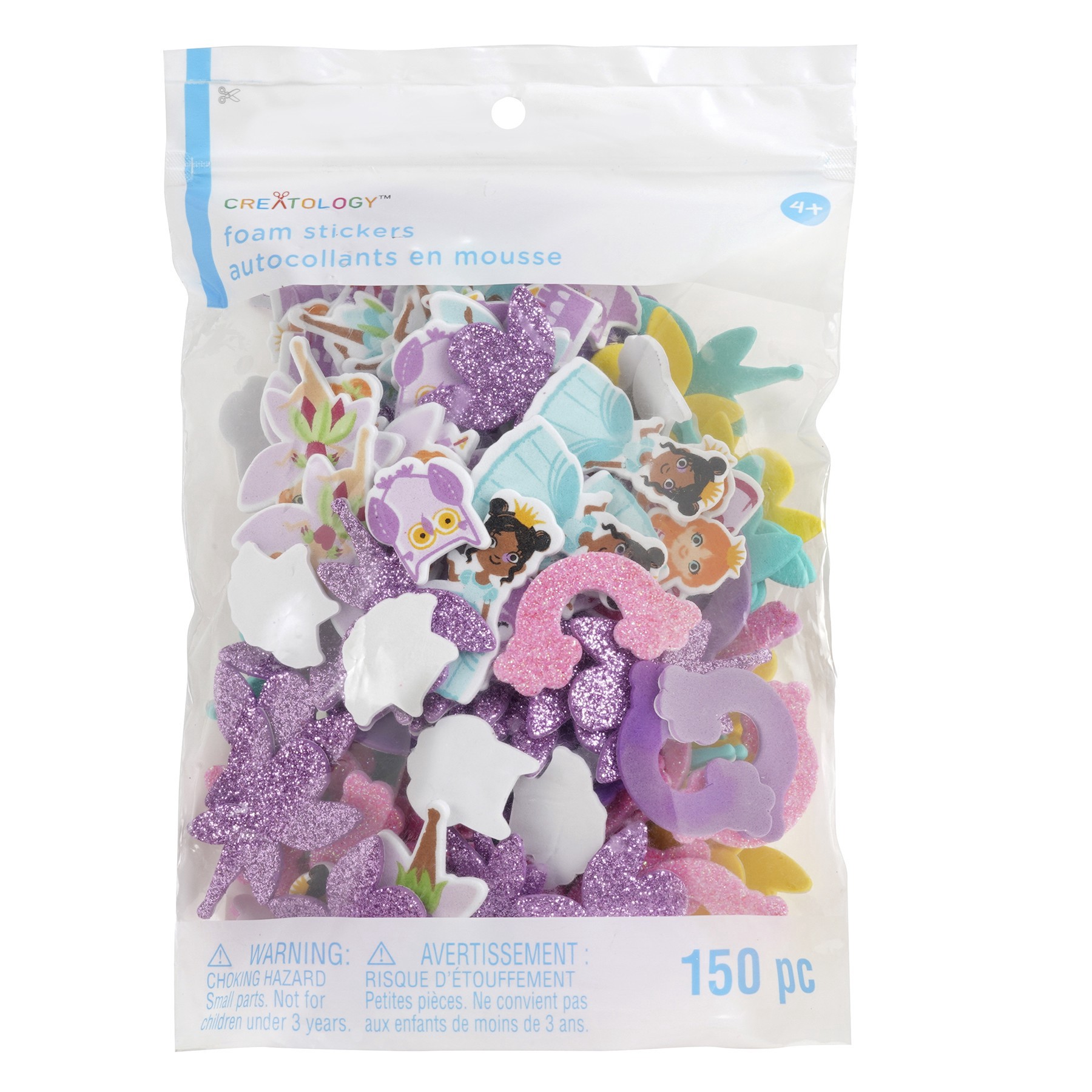 slide 2 of 2, Princess & Fairy Foam Stickers By Creatology, 5.5 in x 8 in x 1.5 in