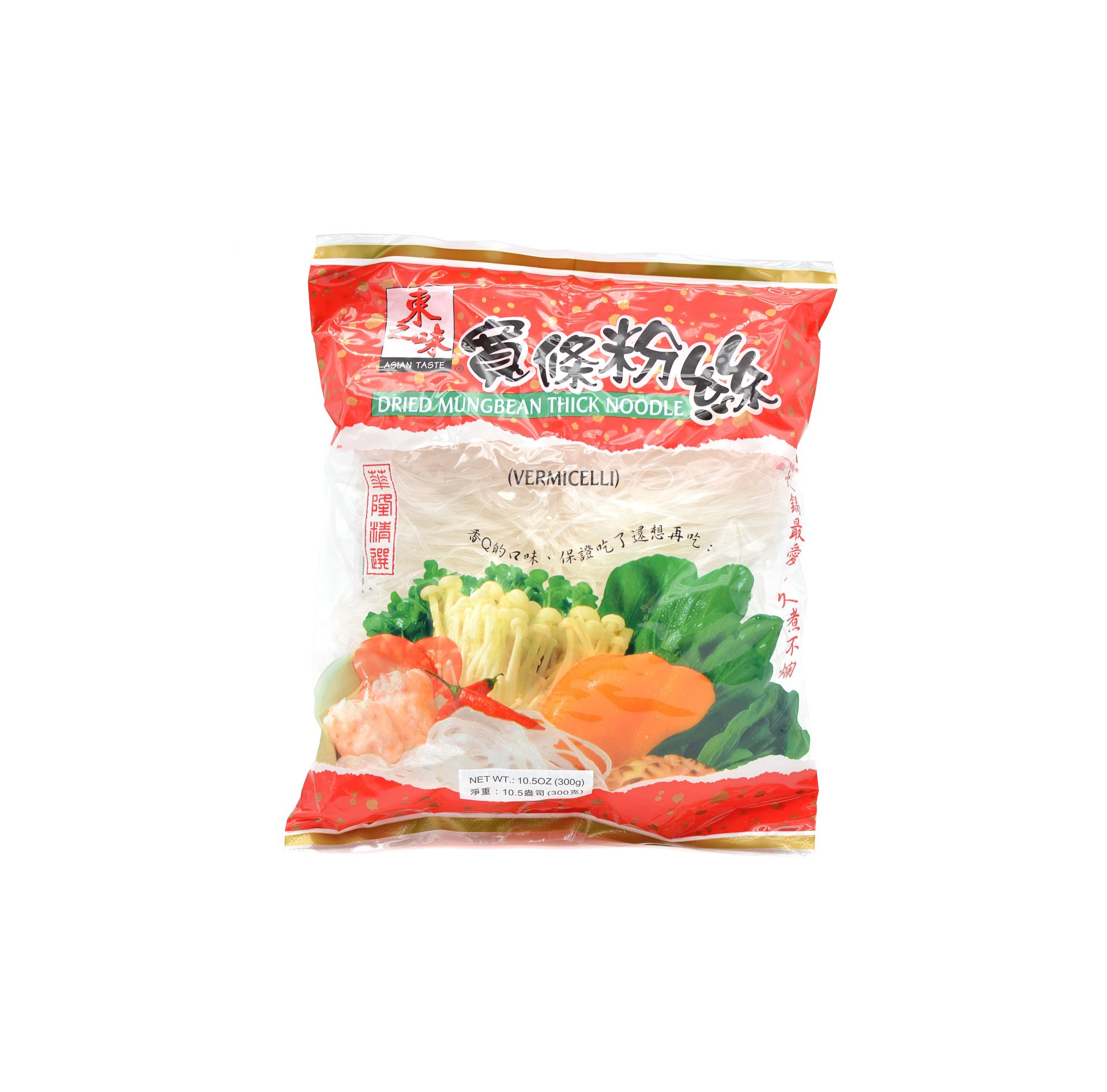 slide 1 of 1, Asian Taste Mungbean Thick Noodle, 10.5 oz