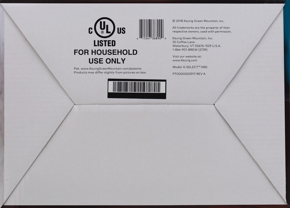 slide 7 of 9, Keurig K-Select Single Serve Coffee Maker - Matte Black, 1 ct