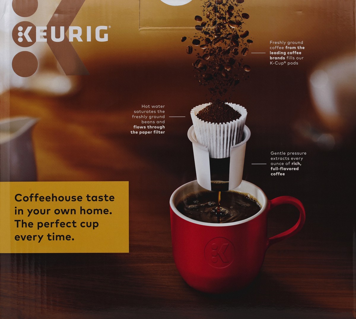 slide 4 of 9, Keurig K-Select Single Serve Coffee Maker - Matte Black, 1 ct