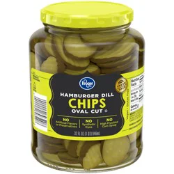 Kroger Oval Cut Hamburger Dill Chips