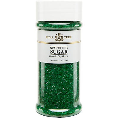 slide 1 of 1, India Tree Sparkling Emerald City Green Sugar, 7.5 oz