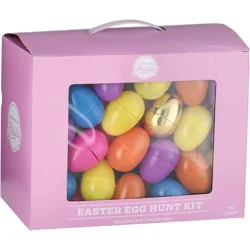 Destination Holiday Plastic Easter Egg Hunt Kit with Golden Egg