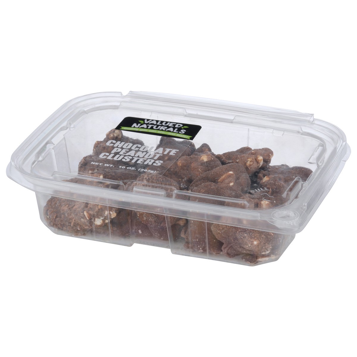 slide 3 of 9, Valued Naturals Chocolate Peanut Clusters - 10 oz, 10 oz