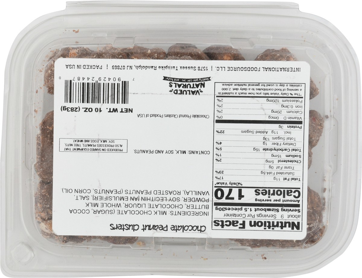 slide 4 of 9, Valued Naturals Chocolate Peanut Clusters - 10 oz, 10 oz