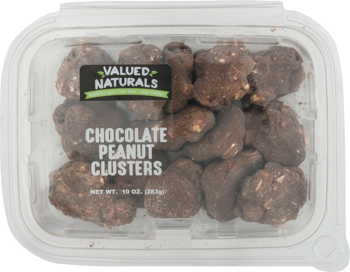 slide 9 of 9, Valued Naturals Chocolate Peanut Clusters - 10 oz, 10 oz