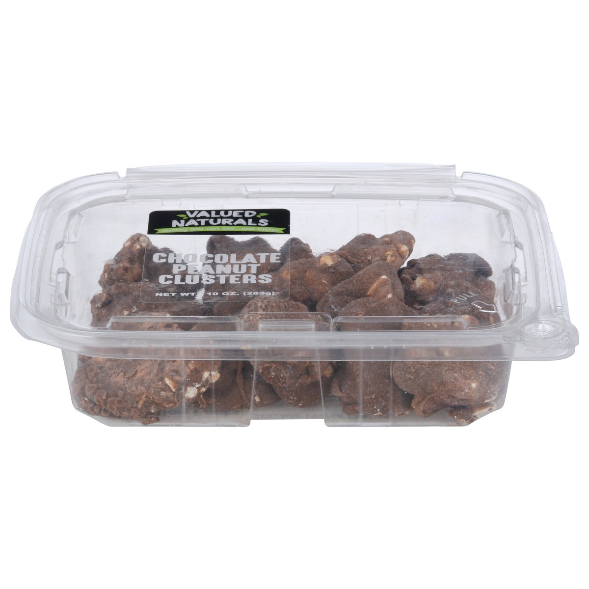 slide 1 of 9, Valued Naturals Chocolate Peanut Clusters - 10 oz, 10 oz