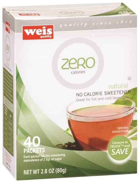 slide 1 of 1, Weis Quality Natural No Calorie Sweetener, 2.8 oz