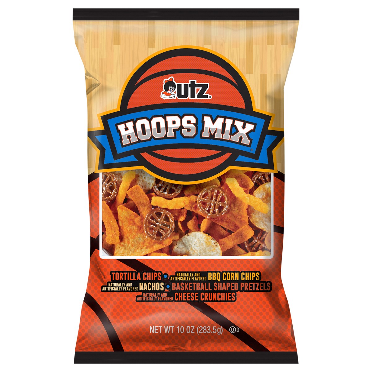 slide 1 of 1, Utz Hoops Mix 10 oz, 10 oz