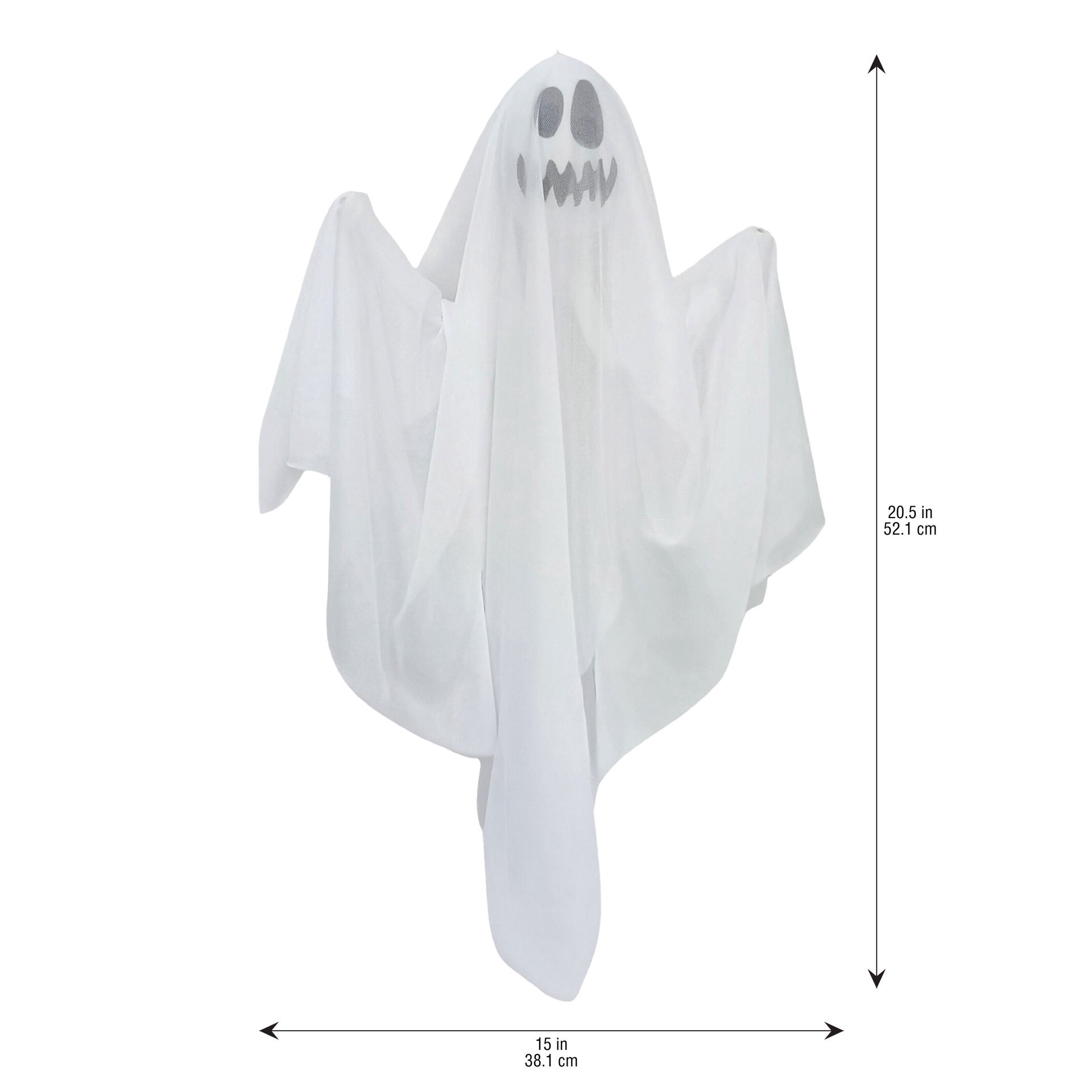 slide 3 of 3, 20" Smiling Hanging Chost By Ashland, 20 in