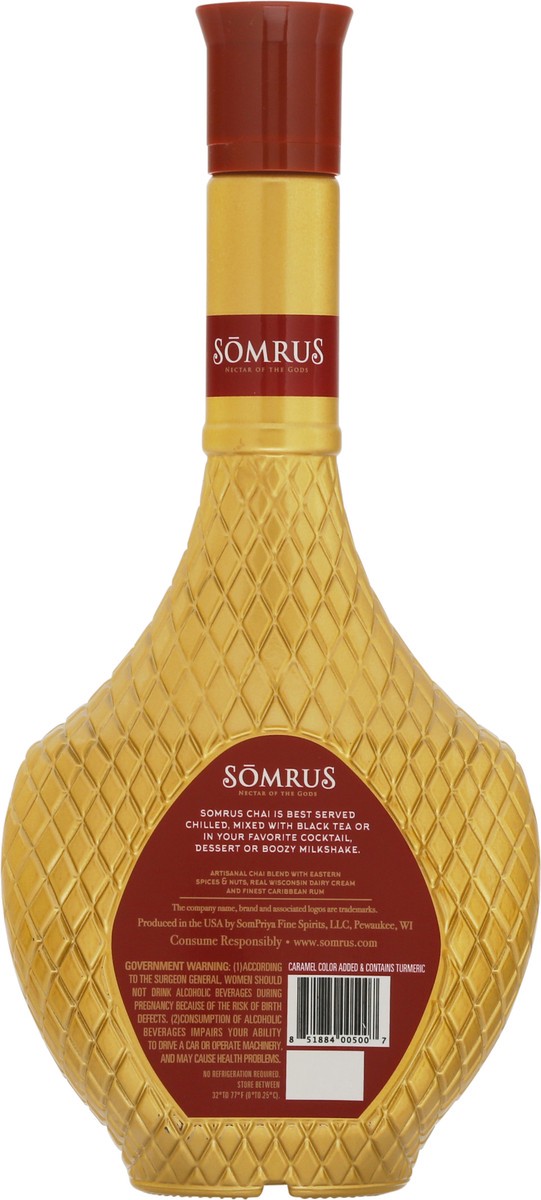 slide 5 of 9, Somrus Liqueur Chai Cream, 750 ml