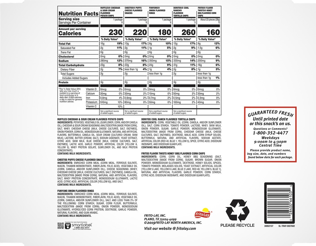 slide 8 of 11, Frito-Lay Premiere Mix 30 ea, 30 ct