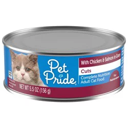 Pet Pride Chicken & Salmon Cuts In Gravy Wet Cat Food