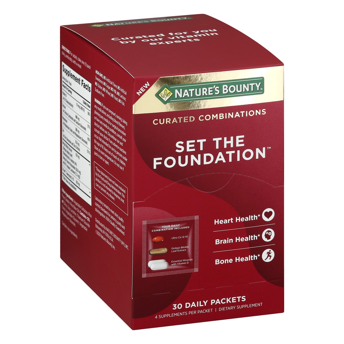 slide 8 of 13, Nature's Bounty Set the Foundation Packers Curated Combinations 30 ea, 1 ct
