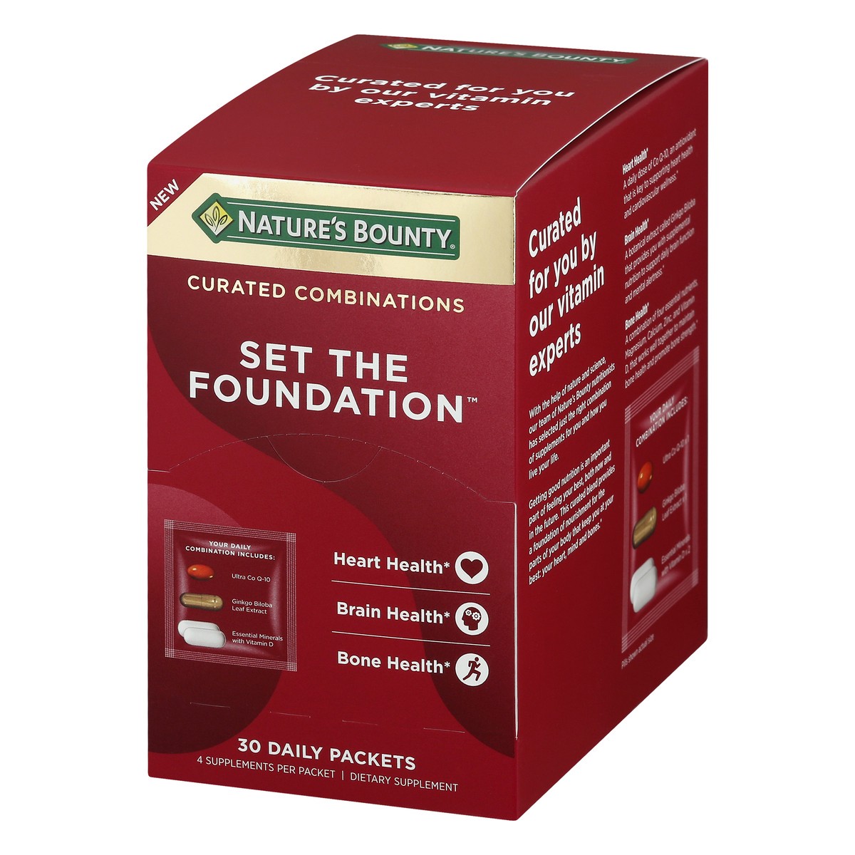 slide 3 of 13, Nature's Bounty Set the Foundation Packers Curated Combinations 30 ea, 1 ct